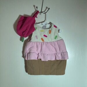 Old Navy Baby Cupcake Costume Halloween Dress Up Outfit 12-24 Months